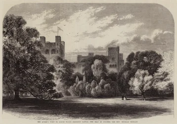 Der Besuch der Königin in Nordwales, Penrhyn Castle, der Sitz von Colonel the Honourable Douglas Pennant